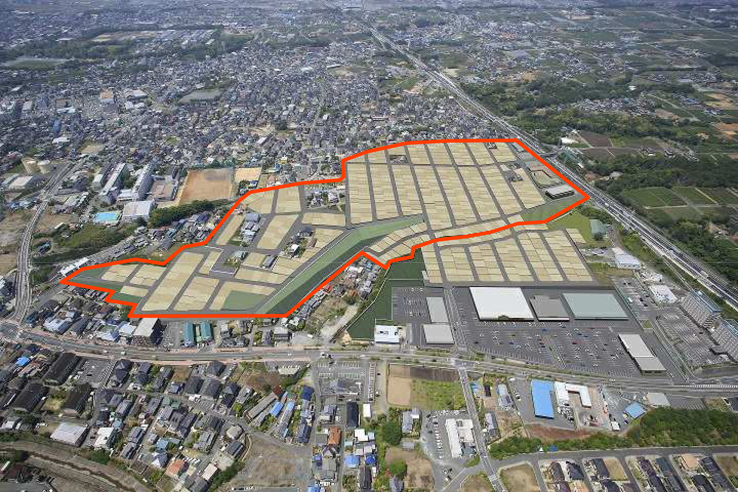 磐田市見付美登里第2期土地区画整理事業